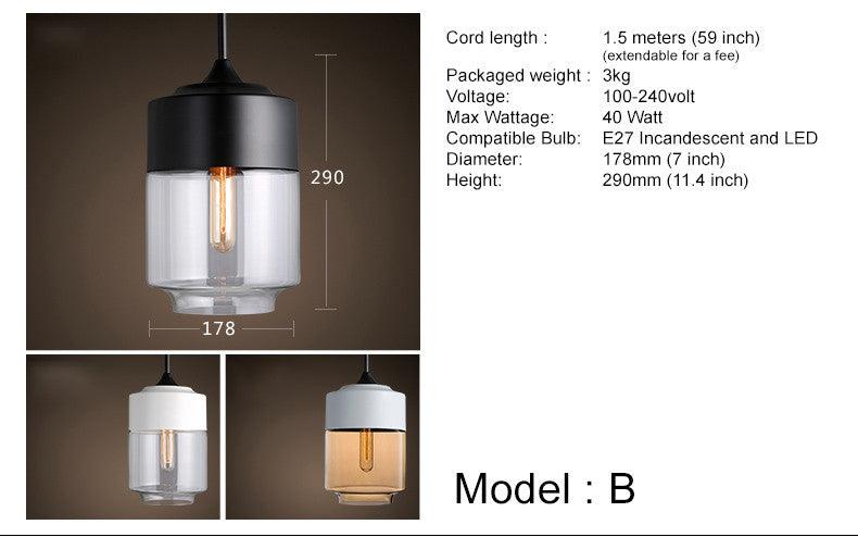Toledo Minimalist Contemporary Pendant Light - DWHOME