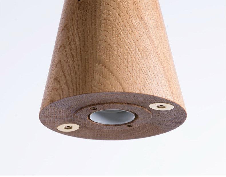 LundLund Minimalist Scandinavian Wooden Pendant Light - DWHOME