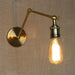 Long Arm Brass Industrial Wall Light - DWHOME