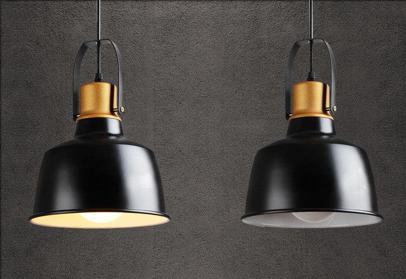 Newman Black Dome Industrial Loft Pendant Light - DWHOME