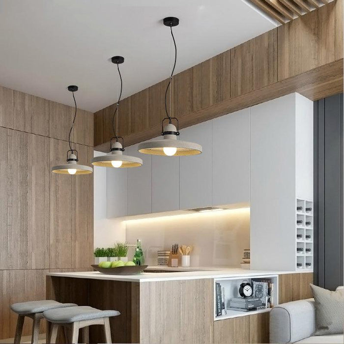 Vardo Concrete Pendant Light-DWHOME