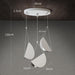 White Glider Minimalist Line Pendant Light - DWHOME