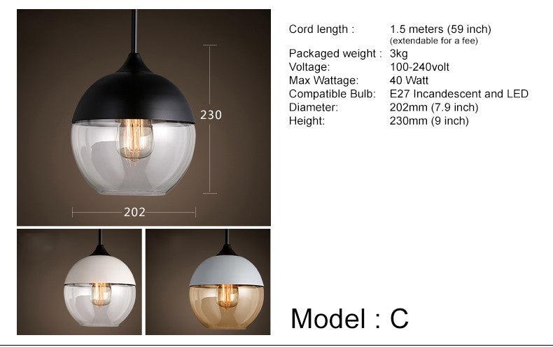Toledo Minimalist Contemporary Pendant Light - DWHOME