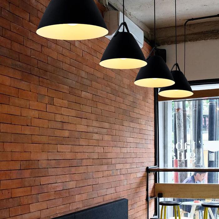 Leather Strap Suspension Minimalist Pendant Light - DWHOME