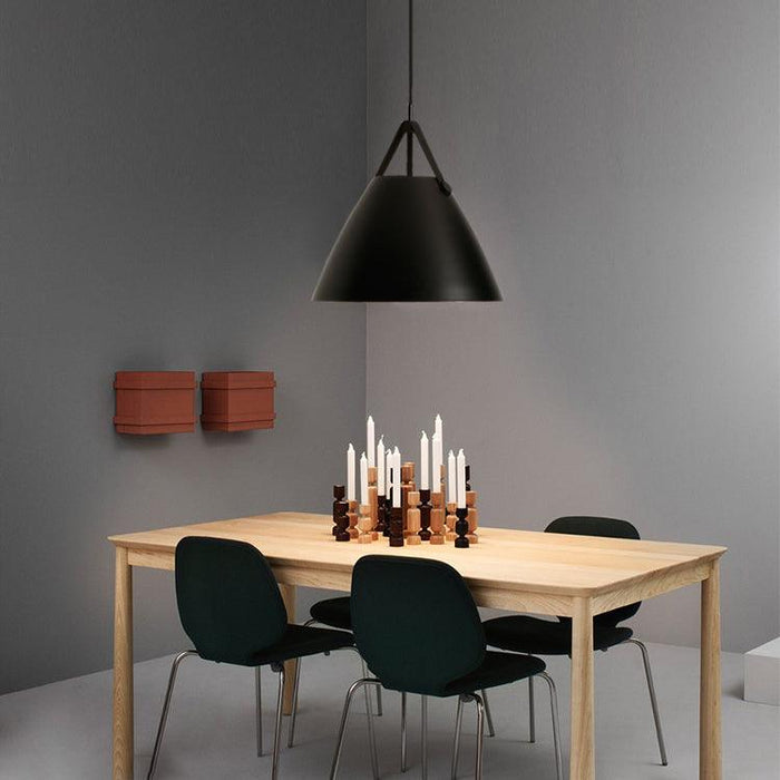 Leather Strap Suspension Minimalist Pendant Light - DWHOME