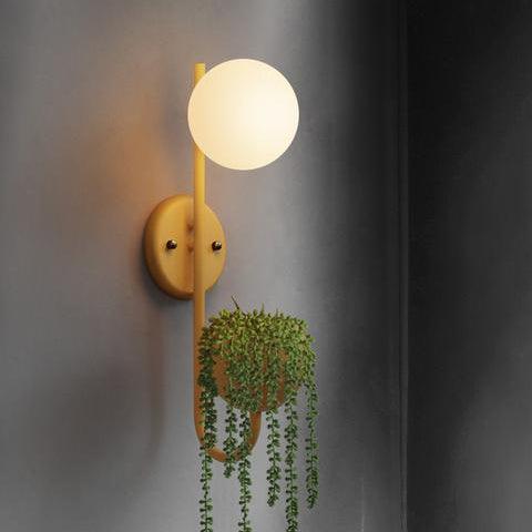 Ritz Single Head Pot Plant Wall Light - DWHOME