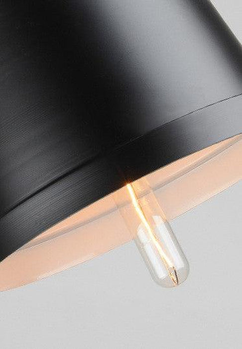 Newman Black Dome Industrial Loft Pendant Light-DWHOME