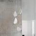 White Glider Minimalist Line Pendant Light - DWHOME