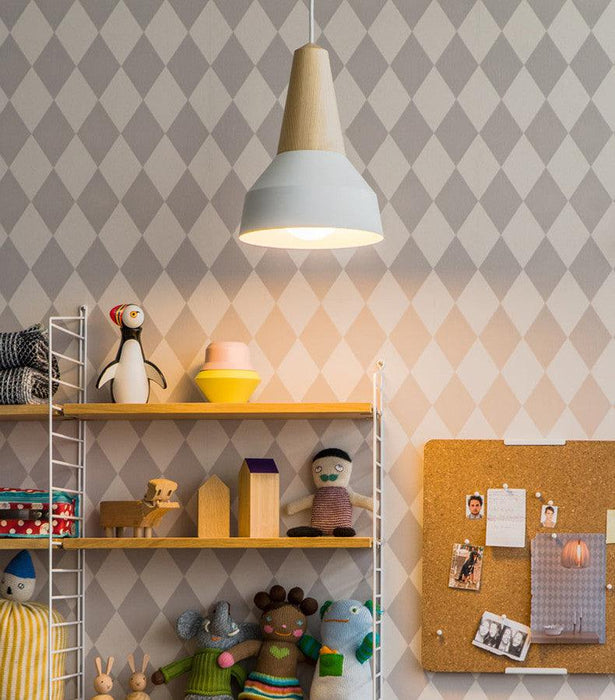 LundLund Minimalist Scandinavian Wooden Pendant Light - DWHOME