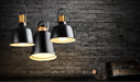 Newman Black Dome Industrial Loft Pendant Light - DWHOME