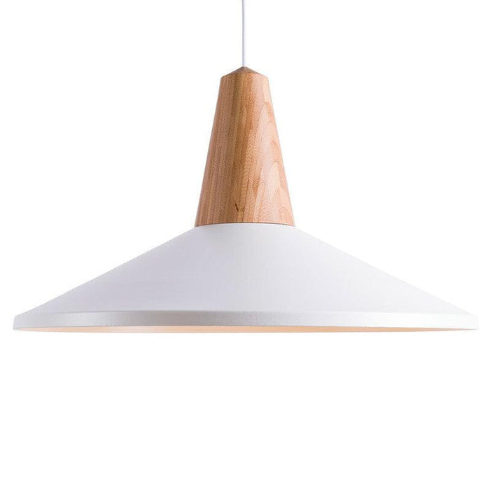 LundLund Minimalist Scandinavian Wooden Pendant Light - DWHOME