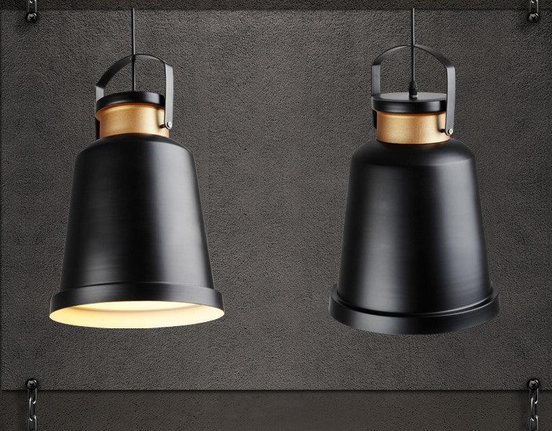 Newman Black Dome Industrial Loft Pendant Light - DWHOME