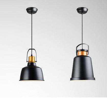 Newman Black Dome Industrial Loft Pendant Light - DWHOME