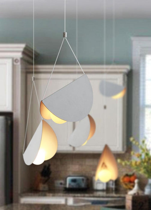 White Glider Minimalist Line Pendant Light - DWHOME