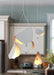 White Glider Minimalist Line Pendant Light - DWHOME