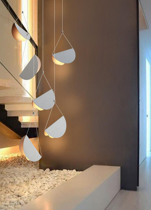 White Glider Minimalist Line Pendant Light - DWHOME