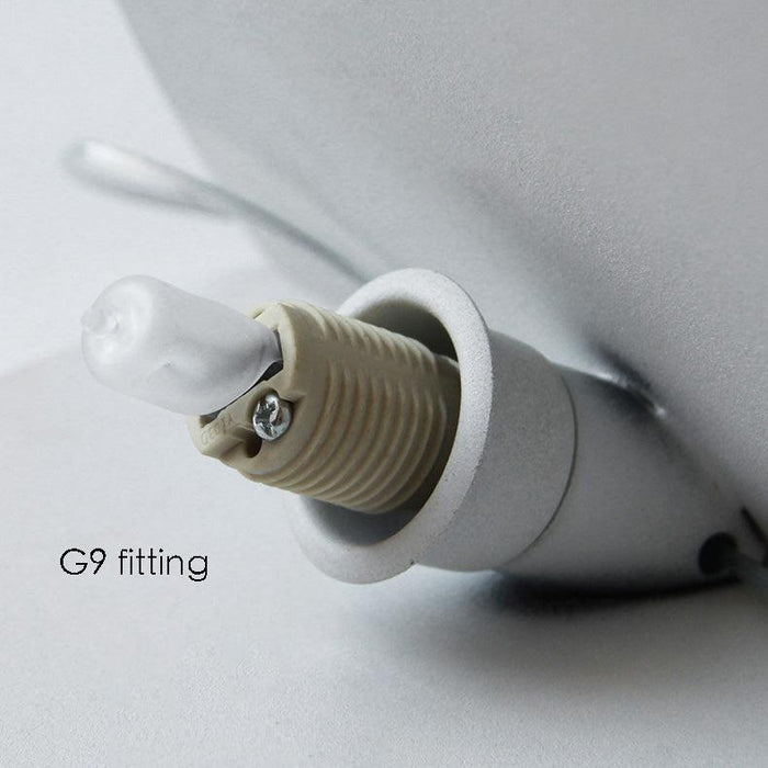 White Glider Minimalist Line Pendant Light - DWHOME