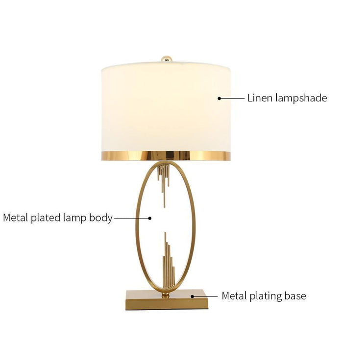 Lampe de table en métal-DWHOME