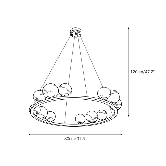 Tagliato Chandelier-DWHOME