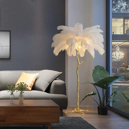Talissa Feather Floor Lamp - DWHOME
