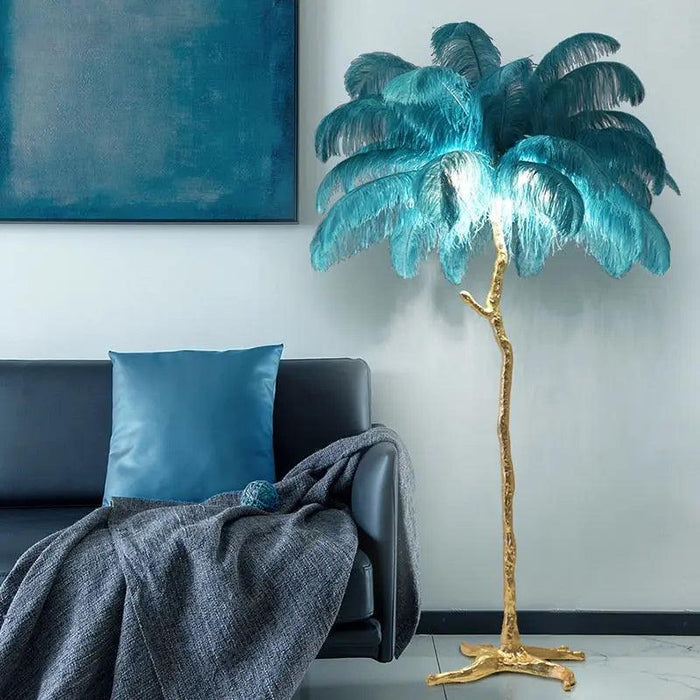 Talissa Feather Floor Lamp - DWHOME