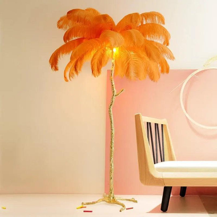 Talissa Feather Floor Lamp - DWHOME