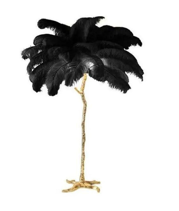 Talissa Feather Floor Lamp-DWHOME