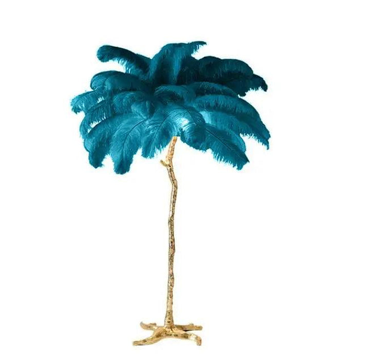 Talissa Feather Floor Lamp-DWHOME