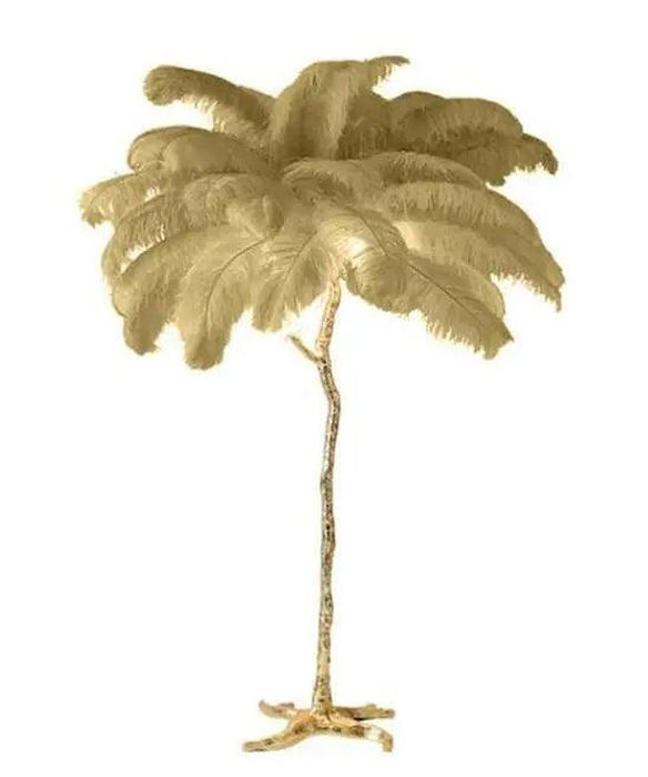 Talissa Feather Floor Lamp-DWHOME