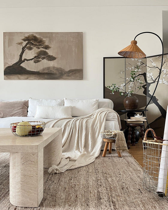 Tana Woven Floor Lamp-DWHOME