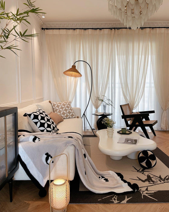 Tana Woven Floor Lamp-DWHOME