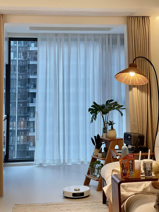 Tana Woven Floor Lamp-DWHOME