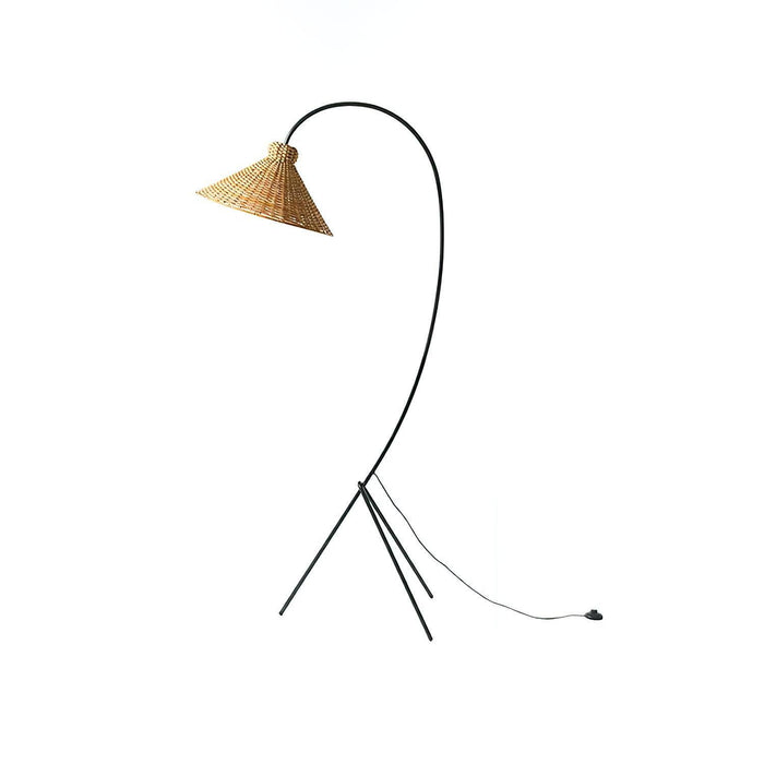 Tana Woven Floor Lamp-DWHOME
