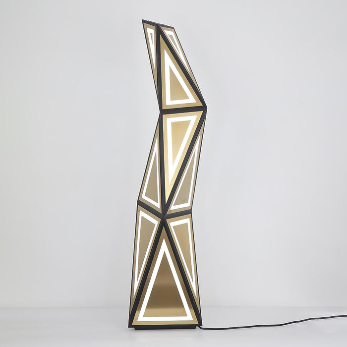 Tapered Cube Floor Lamp-DWHOME