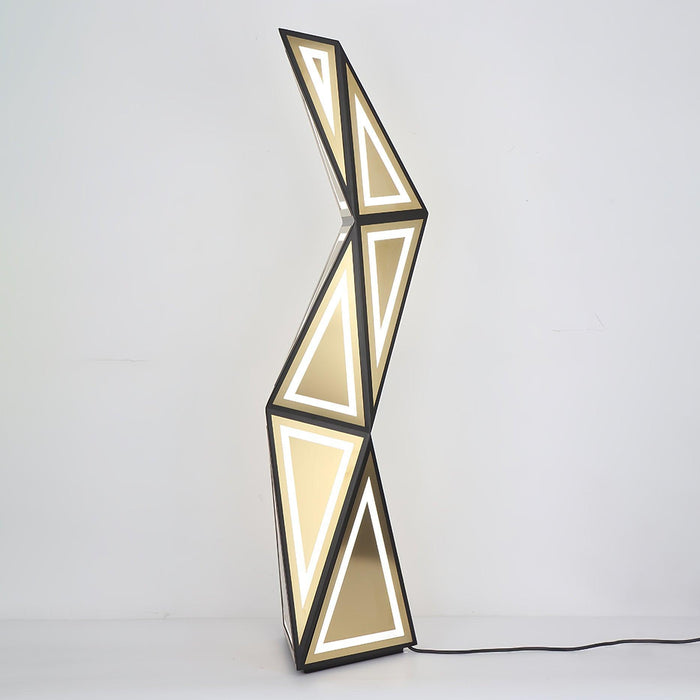 Tapered Cube Floor Lamp-DWHOME