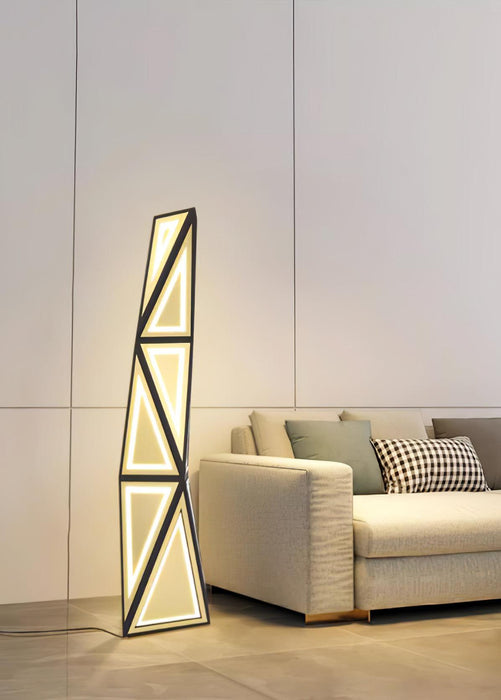 Tapered Cube Floor Lamp-DWHOME