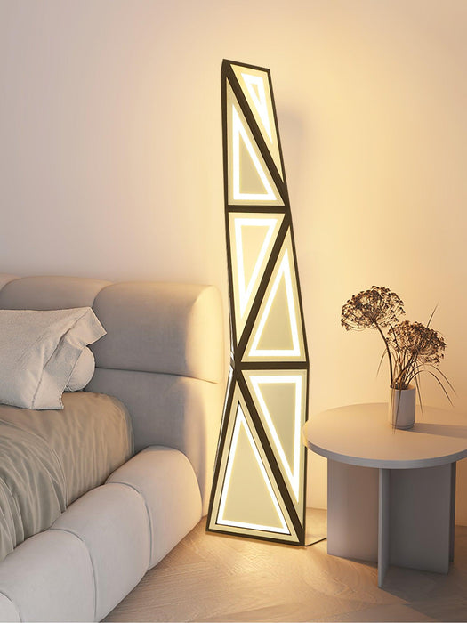 Tapered Cube Floor Lamp-DWHOME