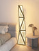 Tapered Cube Floor Lamp-DWHOME