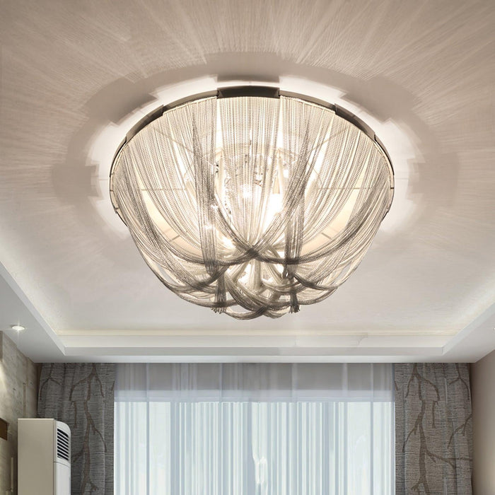 Tassel Aluminum Chain Ceiling Light - DWHOME