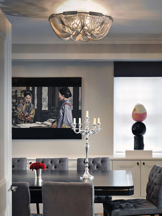 Tassel Aluminum Chain Ceiling Light - DWHOME
