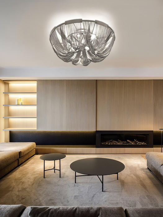 Tassel Aluminum Chain Ceiling Light - DWHOME