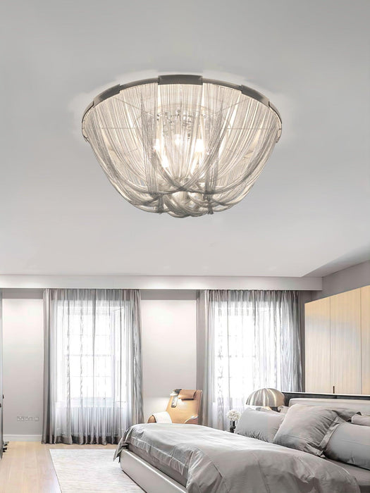 Tassel Aluminum Chain Ceiling Light - DWHOME