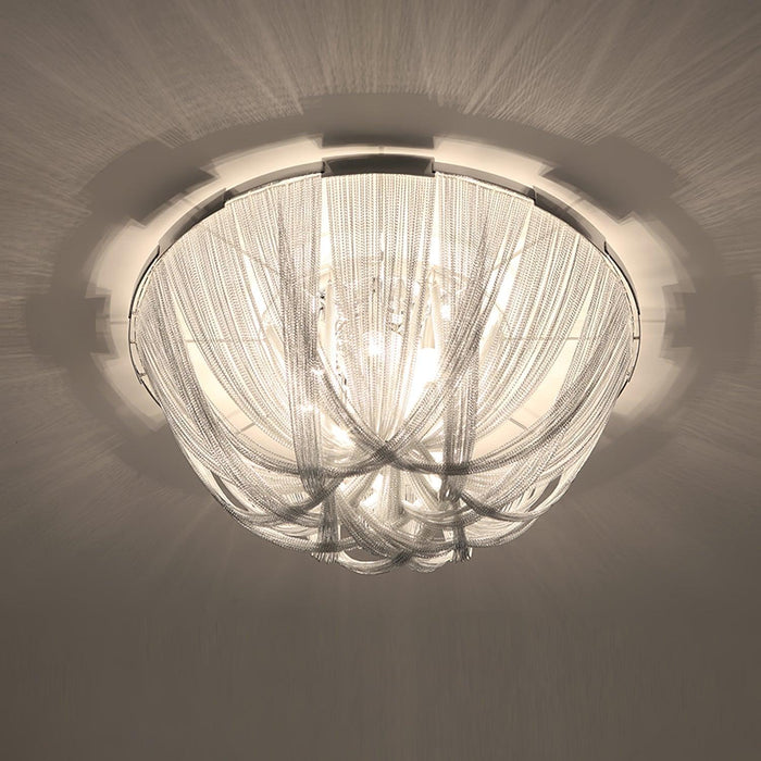 Tassel Aluminum Chain Ceiling Light - DWHOME