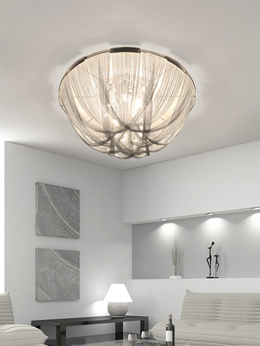 Tassel Aluminum Chain Ceiling Light - DWHOME