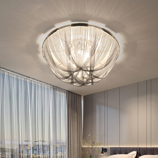 Tassel Aluminum Chain Ceiling Light - DWHOME