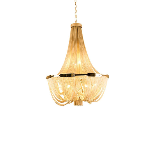 Tassel Aluminum Chain Chandelier-DWHOME