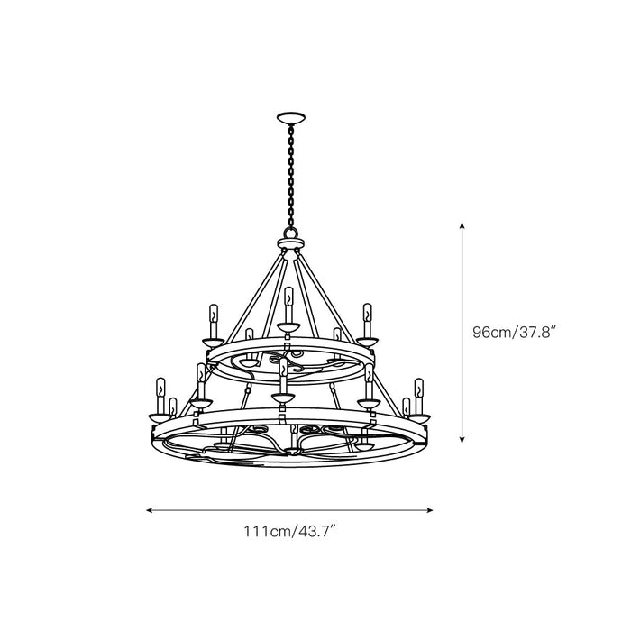 Taulbee Chandelier-DWHOME