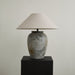 Tavira Aged Stone Table Lamp-DWHOME