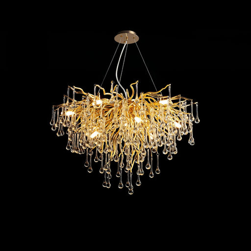 Teardrop Crystal Chandelier-DWHOME