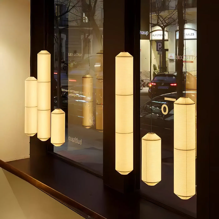 Tekio Washi Paper Pendant Lamp-DWHOME